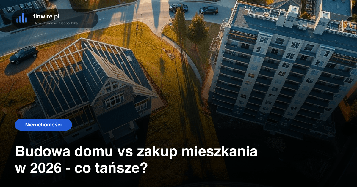 Budowa domu vs zakup mieszkania w 2026 - co tańsze?