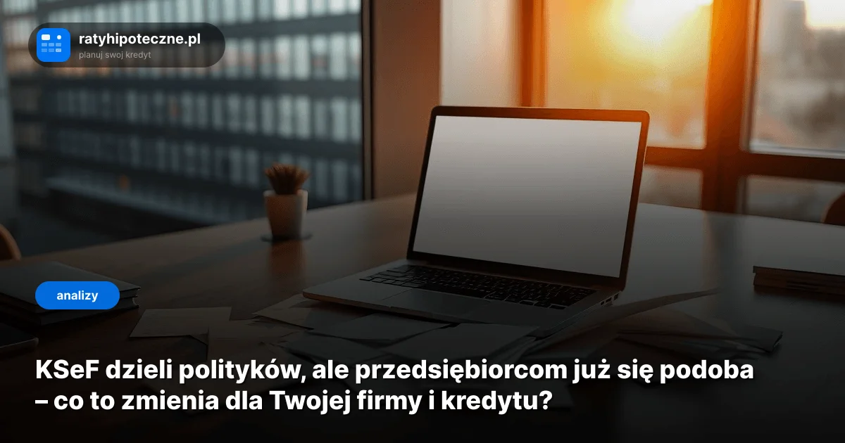 KSeF dzieli polityków, ale przedsiębiorcom już się podoba – co to zmienia dla Twojej firmy i kredytu?