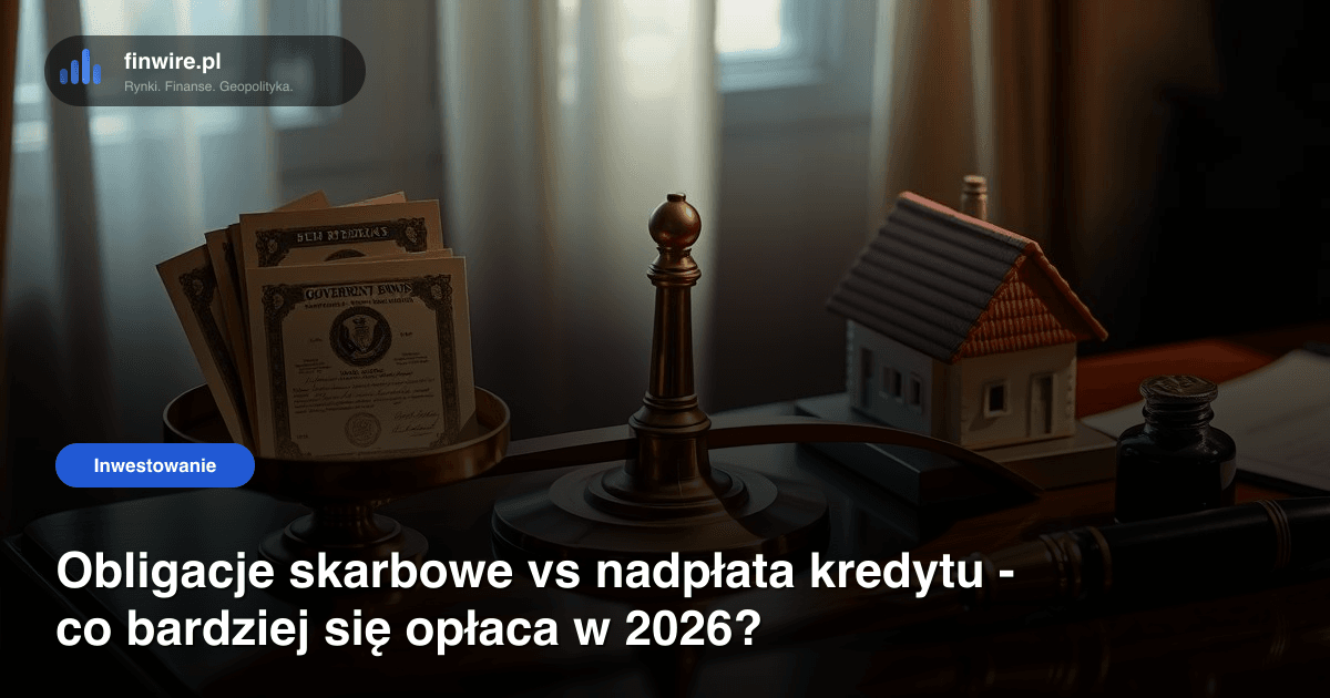 Obligacje skarbowe vs nadpłata kredytu - co bardziej się opłaca w 2026?