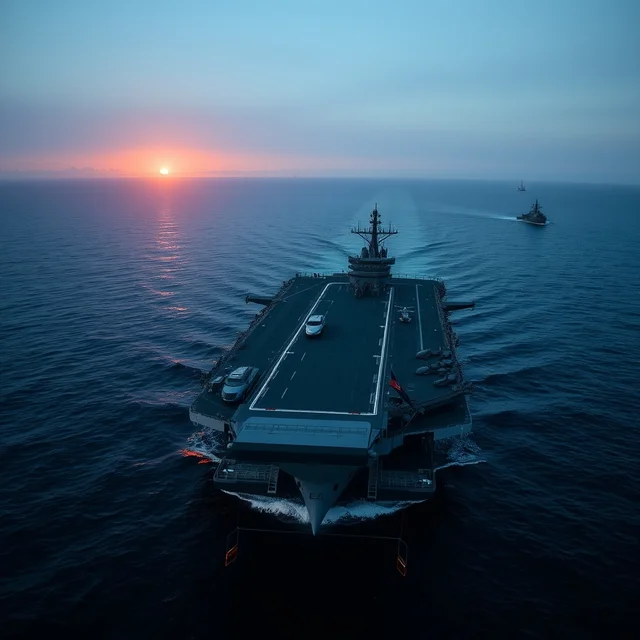 USA vs Chiny na morzu: 296 vs 370 okrętów. Plan Trumpa za 66 mld dol.