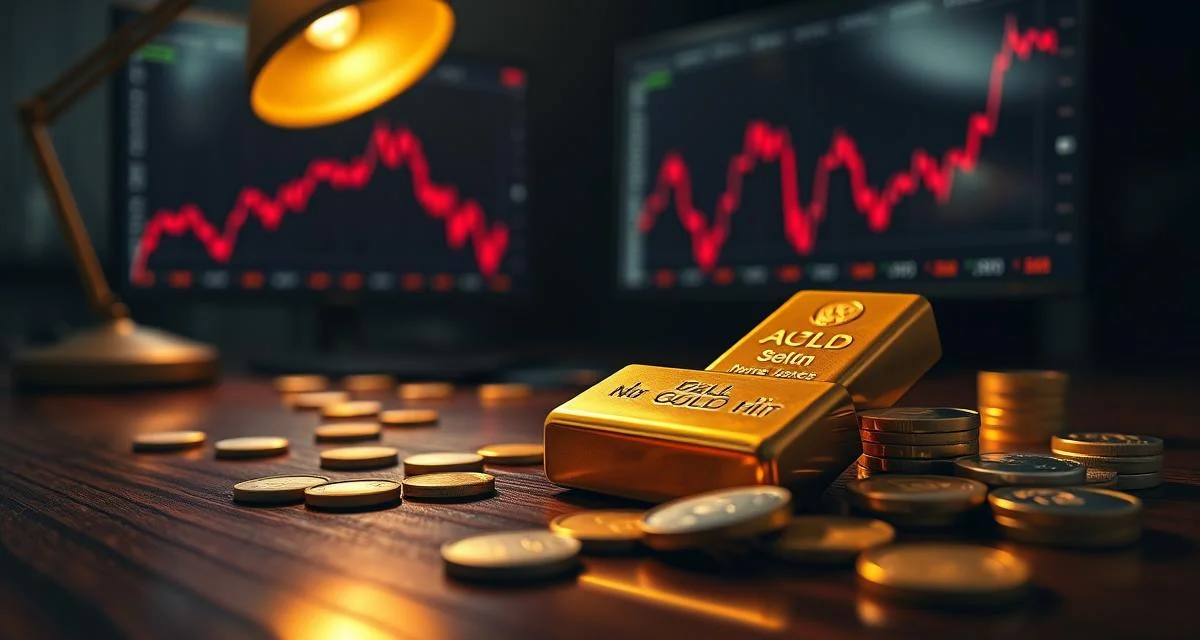 Złoto tanieje mimo chaosu - czy bezpieczna przystań właśnie zatonęła?