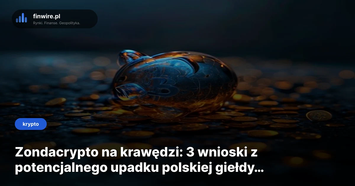 Zondacrypto na krawędzi: 3 wnioski z potencjalnego upadku polskiej giełdy krypto